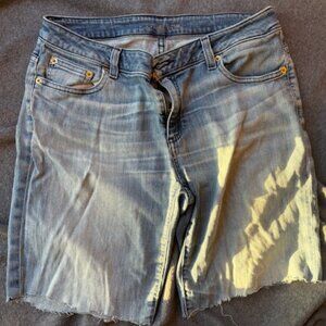 Michael Kors denim cut-off shorts